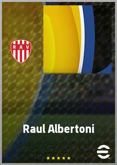 Raul Albertoni eFootball 2026 player card, 54 OVR GK