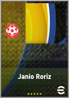 Janio Roriz eFootball 2026 player card, 57 OVR LMF