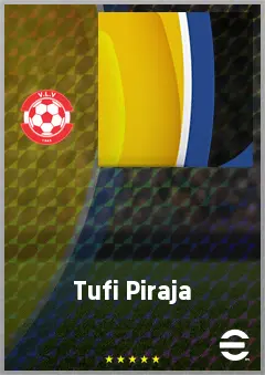 Tufi Piraja eFootball 2026 player card, 55 OVR GK