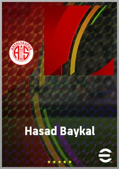 Hasad Baykal eFootball 2026 player card, 56 OVR CF
