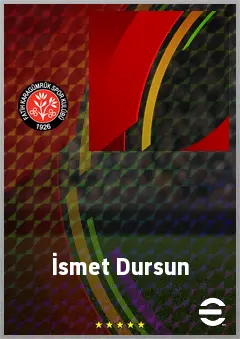 İsmet Dursun eFootball 2026 player card, 53 OVR CB