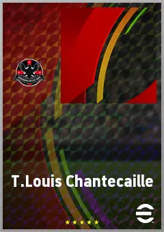 T.Louis Chantecaille eFootball 2026 player card, 53 OVR CB