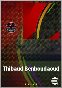 Thibaud Benboudaoud eFootball 2026 player card, 57 OVR LMF