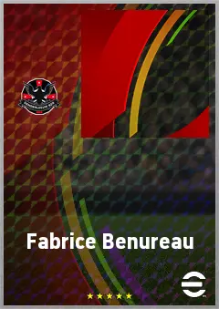 Fabrice Benureau eFootball 2026 player card, 57 OVR RMF