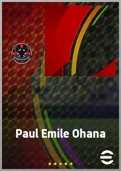 Paul Emile Ohana eFootball 2026 player card, 55 OVR LWF