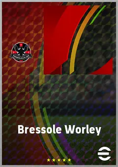 Bressole Worley eFootball 2026 player card, 55 OVR SS