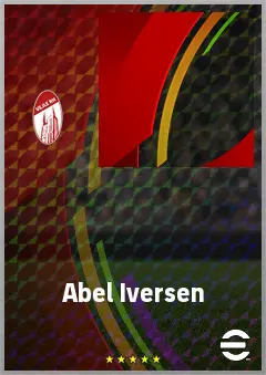 Abel Iversen eFootball 2026 player card, 54 OVR CB