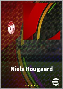 Niels Hougaard eFootball 2026 player card, 57 OVR RMF
