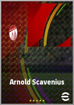 Arnold Scavenius eFootball 2026 player card, 54 OVR GK