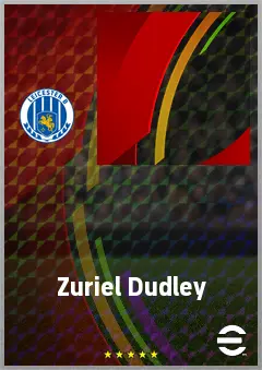 Zuriel Dudley eFootball 2026 player card, 57 OVR AMF
