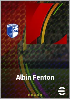 Albin Fenton eFootball 2026 player card, 56 OVR GK