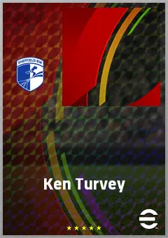 Ken Turvey eFootball 2026 player card, 55 OVR GK