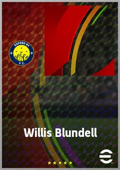 Willis Blundell eFootball 2026 player card, 56 OVR RB
