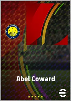 Abel Coward eFootball 2026 player card, 55 OVR LWF