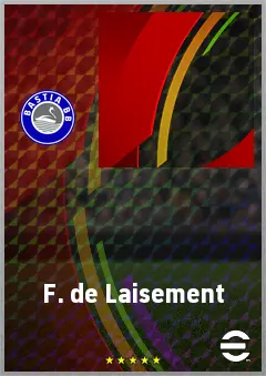 F. de Laisement eFootball 2026 player card, 53 OVR CB