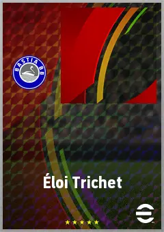 Éloi Trichet eFootball 2026 player card, 55 OVR SS
