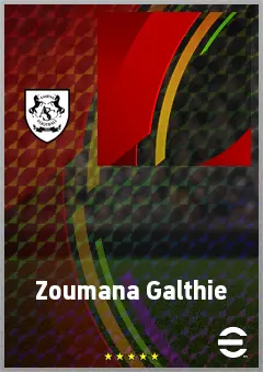 Zoumana Galthie eFootball 2026 player card, 60 OVR DMF