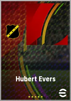 Hubert Evers eFootball 2026 player card, 56 OVR DMF