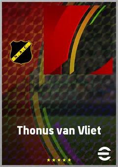 Thonus van Vliet eFootball 2026 player card, 54 OVR GK