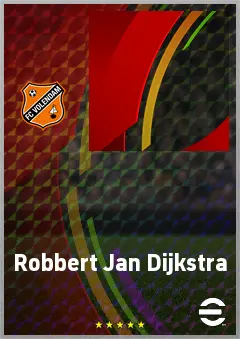 Robbert Jan Dijkstra eFootball 2026 player card, 57 OVR LMF