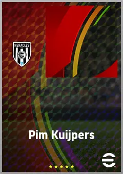 Pim Kuijpers eFootball 2026 player card, 55 OVR SS
