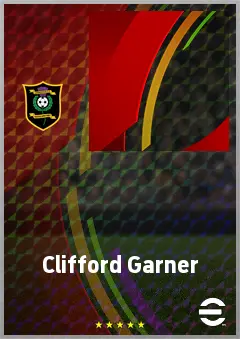 Clifford Garner eFootball 2026 player card, 55 OVR LB