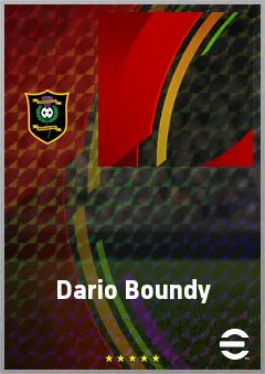 Dario Boundy eFootball 2026 player card, 56 OVR RB