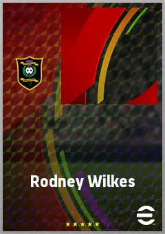 Rodney Wilkes eFootball 2026 player card, 58 OVR CMF