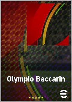 Olympio Baccarin eFootball 2026 player card, 73 OVR CMF