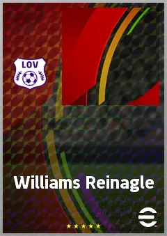 Williams Reinagle eFootball 2026 player card, 68 OVR CF