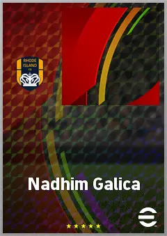 Nadhim Galica eFootball 2026 player card, 65 OVR GK