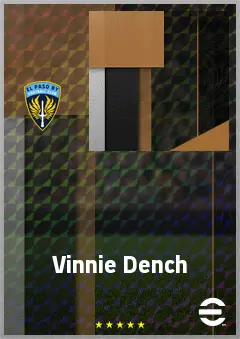 Vinnie Dench eFootball 2026 player card, 70 OVR LMF