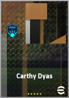 Dickie Geldof eFootball 2026 player card, 68 OVR AMF