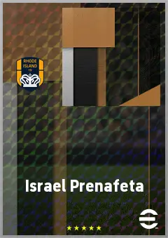 Israel Prenafeta eFootball 2026 player card, 69 OVR CB