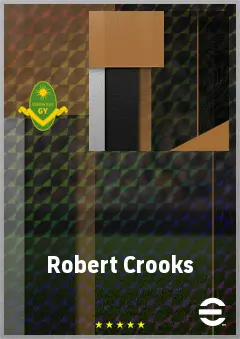 Robert Crooks eFootball 2026 player card, 69 OVR GK