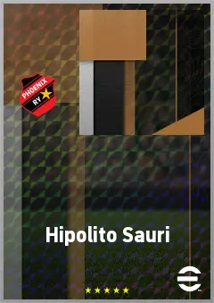 Hipolito Sauri eFootball 2026 player card, 70 OVR CMF