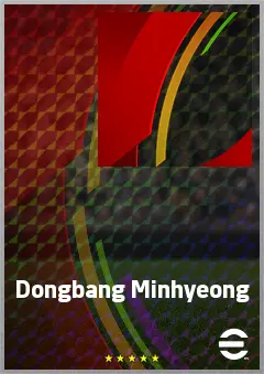 Dongbang Minhyeong eFootball 2026 player card, 57 OVR LMF