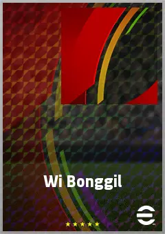 Wi Bonggil eFootball 2026 player card, 55 OVR LWF