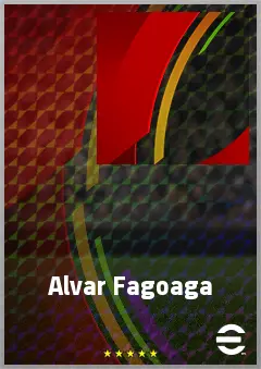 Alvar Fagoaga eFootball 2026 player card, 71 OVR LWF