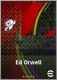 Ed Orwell eFootball 2026 player card, 66 OVR CF