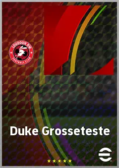 Duke Grosseteste eFootball 2026 player card, 66 OVR GK