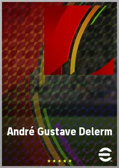 André Gustave Delerm eFootball 2026 player card, 69 OVR AMF
