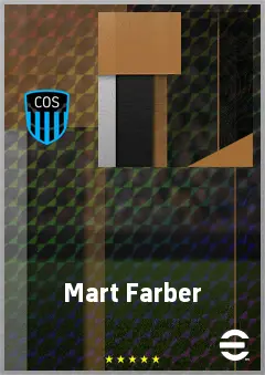 Elvis Partridge eFootball 2026 player card, 68 OVR DMF