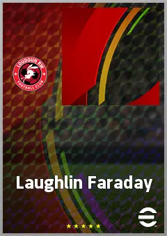 Laughlin Faraday eFootball 2026 player card, 69 OVR LB