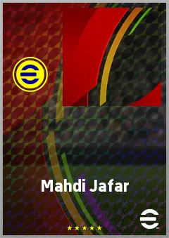 Mahdi Jafar eFootball 2026 player card, 55 OVR LB
