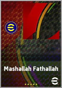 Mashallah Fathallah eFootball 2026 player card, 53 OVR CB