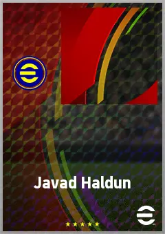 Javad Haldun eFootball 2026 player card, 54 OVR CB