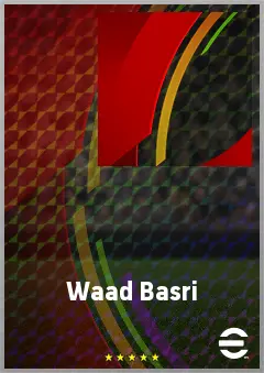 Waad Basri eFootball 2026 player card, 70 OVR LWF