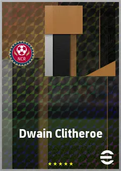 Dwain Clitheroe eFootball 2026 player card, 57 OVR GK