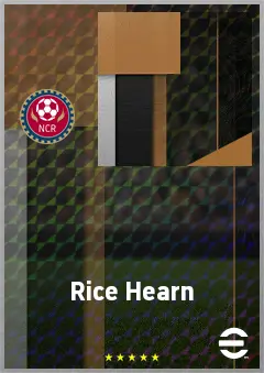 Rice Hearn eFootball 2026 player card, 50 OVR CB
